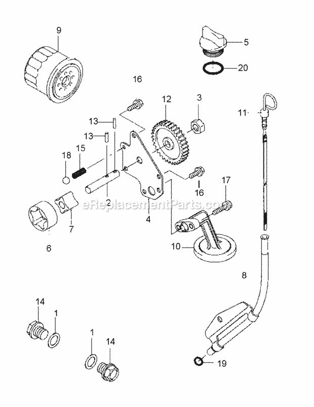 Fd791d-As04 Lubrication-Equipment Diagram and Parts List for M60-KW 53AB5GFX750 Cub Cadet Sprayer
